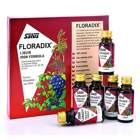 Power Health Floradix Liquid Iron Formula 10 x 20ml