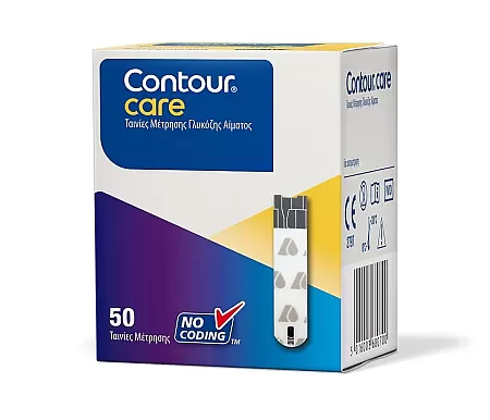 Ascensia Contour Care 50 Ταινίες Μέτρησης Σακχάρου Αίματος