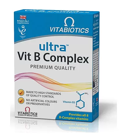 Vitabiotics Ultra Vit B Complex 60 ταμπλέτες