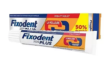 Fixodent Pro Plus Duo Action Στερεωτική κρέμα οδοντοστοιχιών 60gr