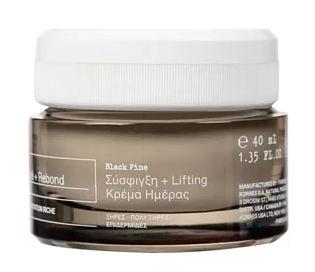 Korres Μαύρη Πεύκη 4D Ξηρές-Πολύ Ξηρές Επιδερμίδες 40ml