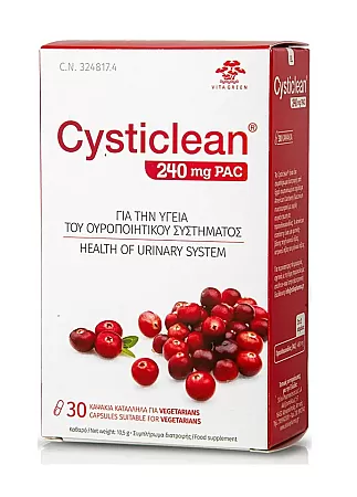Vita Green Cysticlean 240mg 30 κάψουλες