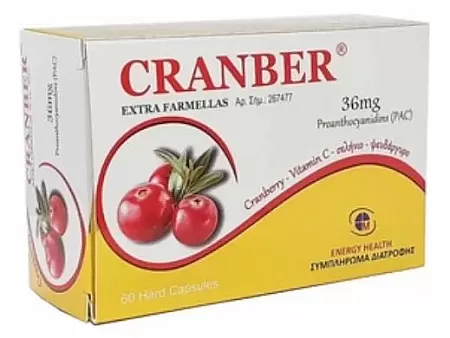 Medichrom Cranber Extra Farmellas 36mg 60 κάψουλες