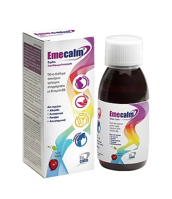 Becalm Emecalm 120ml Σιρόπι για τη Ναυτία τη Ζάλη & τον Εμετό