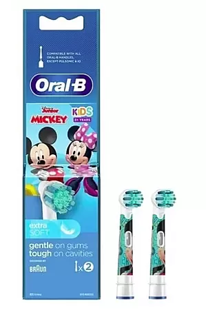 Ανταλλακτικά για την παιδική οδοντόβουρτσα Oral-B (Disney Mickey)