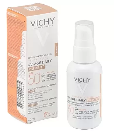 Vichy Capital Soleil UV-Age Daily SPF50 Tinted Medium Αντηλιακό 40ml