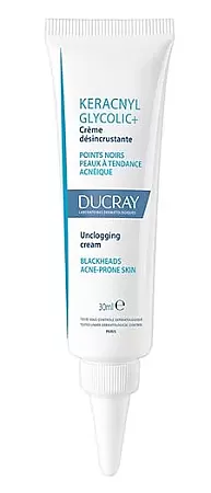 Ducray Keracnyl Glycolic+ Unclogging Cream 30ml