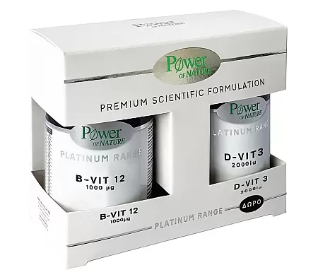 Power Health PROMO B-Vit 12 1000μg 60 ταμπλέτες & D-Vit 3 2000IU
