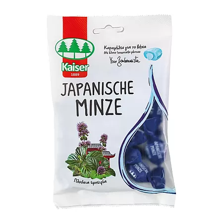 Kaiser Japanesche Minze (Ιαπωνική Μέντα) καραμέλες για πονόλαιμο