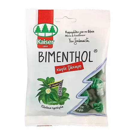 Kaiser Bimenthol (Μέντα – Ευκάλυπτος) καραμέλες για πονόλαιμο