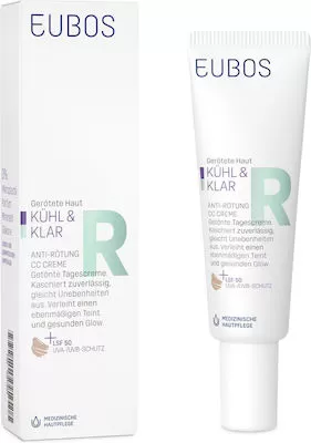 Eubos Cool & Calm Relieving CC Κρέμα Προσώπου Ημέρας SPF50 30ml