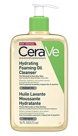 CeraVe Hydrating Foaming Oil Cleanser 473ml