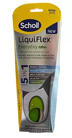 Scholl Liquiflex Everyday Πάτοι Παπουτσιών (μέγεθος L 42-47)