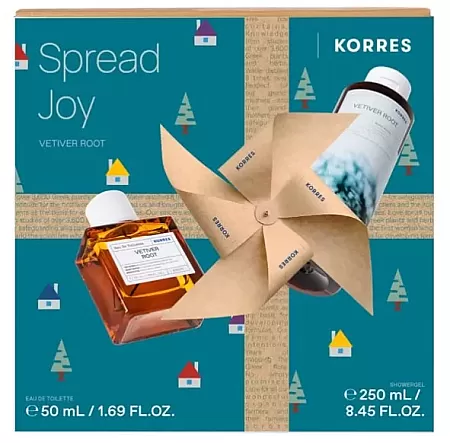 KORRES Vetiver Root Σετ Eau de Toilette 50ml + Αφρόλουτρο 250ml