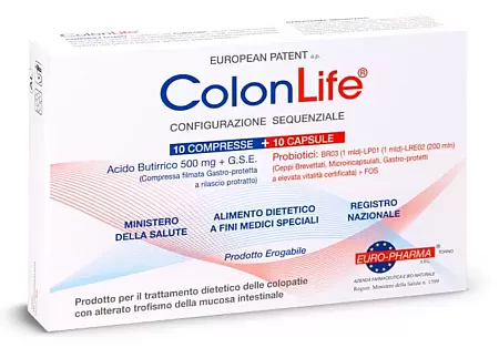 Bionat Colon Life για Παθήσεις του Παχέος Εντέρου 10tabs + 10caps