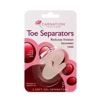 Carnation  Toe Separators 2 Soft Gel