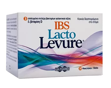 Uni-Pharma Lacto Levure IBS Προβιοτικά 30 φακελίσκοι