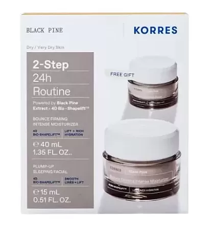 Korres Promo Black Pine 2-Step 24h Routine