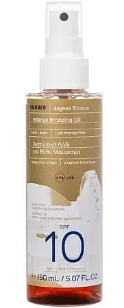 Korres Aegean Bronze Αντηλιακό Λάδι Προσώπου Σώματος SPF10 150ml