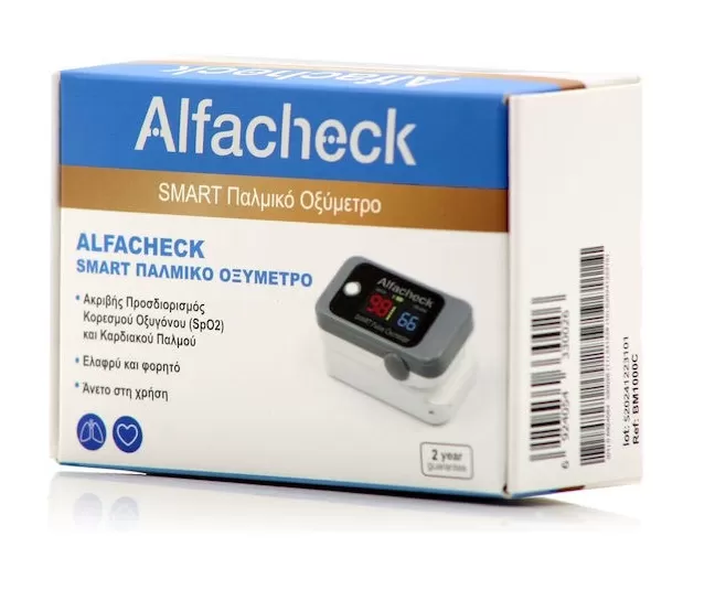 Alfacheck Smart Παλμικό Οξύμετρο 1τμχ