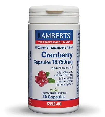 Lamberts Cranberry 18.75mg 60 κάψουλες
