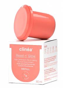 Clinea Reset n' Glow Refill 50ml Κρέμα Αντιγήρανσης και Λάμψης