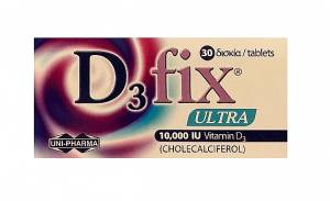 D3 Fix Ultra 10000iu 30 δισκία βιταμίνη D3