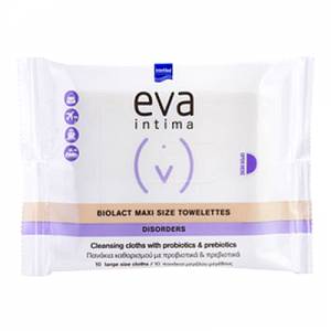 Eva Intima Biolact  Maxi size towelettes 10τεμ.