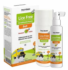 Frezyderm Lice Free Set 2*125 ml σετ για ψείρες