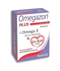 Health Aid Omegazon Plus Ω3 & CoQ10 60caps