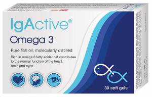 IgActive Omega 3 30 μαλακές κάψουλες με ωμέγα 3 λιπαρά οξέα