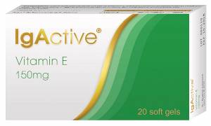 IgActive Vitamin E 150mg Βιταμίνη Ε 20 μαλακές κάψουλες