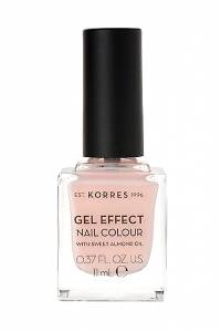 Korres Gel Effect Nail Colour Βερνίκι Νυχιών 04 Peony Pink 11ml