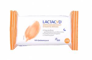 Lactacyd Intimate Wipes Μαντηλάκια Καθαρισμού Ευαίσθητης Περιοχής