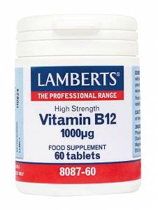 Lamberts High Strength Vitamin B12 1000μg 60 ταμπλέτες