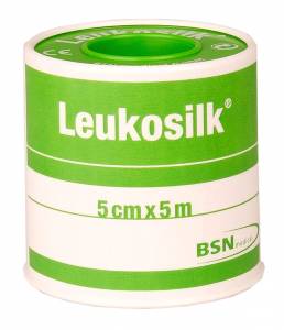 Αυτοκόλλητη ταινία στερέωσης Leukosilk 5cm X 4,6m