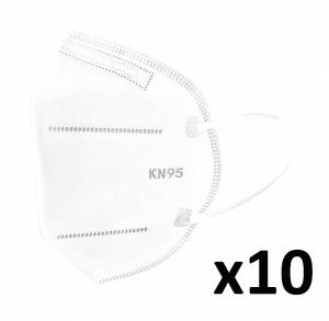 Μάσκα KN95 FFP2 Υψηλής Προστασίας 10τμχ + Αντισηπτικό 250ml