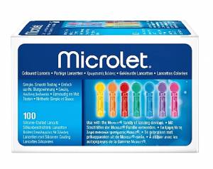 Microlet Colored Lancets 100τμχ