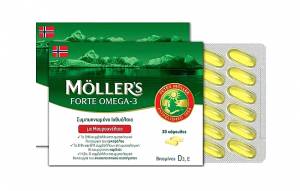 Moller's Forte Μουρουνέλαιο Omega-3 30caps