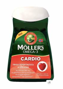 Moller's Cardio Μουρουνέλαιο Omega-3 60caps