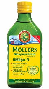Moller's Μουρουνέλαιο Φυσική γεύση 250ml