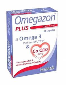 Health Aid Omegazon Plus Ω3 & CoQ10 30caps