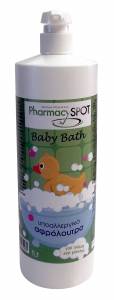 PharmacySpot παιδικό αφρόλουτρο και σαμπουάν 1lt με αντλία