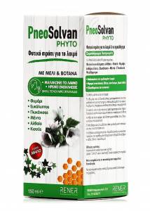Pneosolvan Phyto Φυτικό Σιρόπι για το Λαιμό & το Κρυολόγημα 150ml
