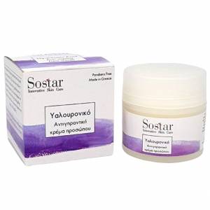 Sostar Αντιγηραντική κρέμα με Υαλουρονικό Οξύ 50ml