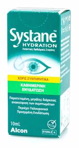 Systane Hydration Χωρίς Συντηρητικά με Υαλουρονικό Οξύ 10ml